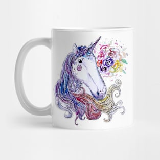 Floral Unicorn Mug